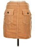 Hem & Thread Solid Tan Casual Skirt Size S - photo 2