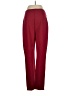 Chico's Solid Red Track Pants Size Sm Tall (0.5) - photo 2