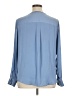 Simply Vera Vera Wang 100% Polyester Blue Long Sleeve Blouse Size XL - photo 2