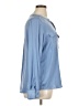Simply Vera Vera Wang 100% Polyester Blue Long Sleeve Blouse Size XL - photo 4
