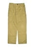 Lands' End 100% Cotton Yellow Cargo Pants Size 14 - photo 1