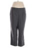 Alfred Dunner Stripes Gray Dress Pants Size 20w - photo 1
