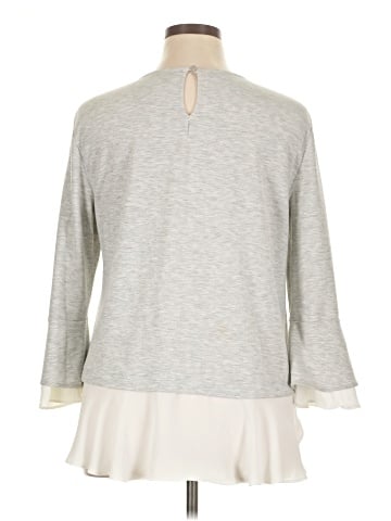 Jones New York 3/4 Sleeve T-Shirt (view 2)