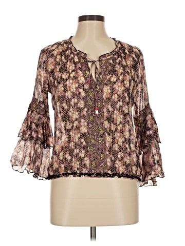Poupette St. Barth 3/4 Sleeve Blouse (view 1)