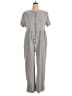 Misslook Solid Gray Jumpsuit Size 3X - photo 1