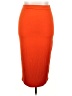 Unbranded Solid Orange Casual Skirt Size 2X - photo 1