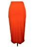 Unbranded Solid Orange Casual Skirt Size 2X - photo 2