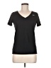 Nike 100% Polyester Black Active T-Shirt Size M - photo 1