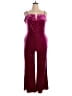 Unbranded Solid Maroon Pink Jumpsuit Size XL - photo 1
