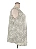 Unbranded Silver Sleeveless Blouse Size 2X - photo 4