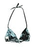 Shein Graphic Black Swimsuit Top Size 6 - photo 2