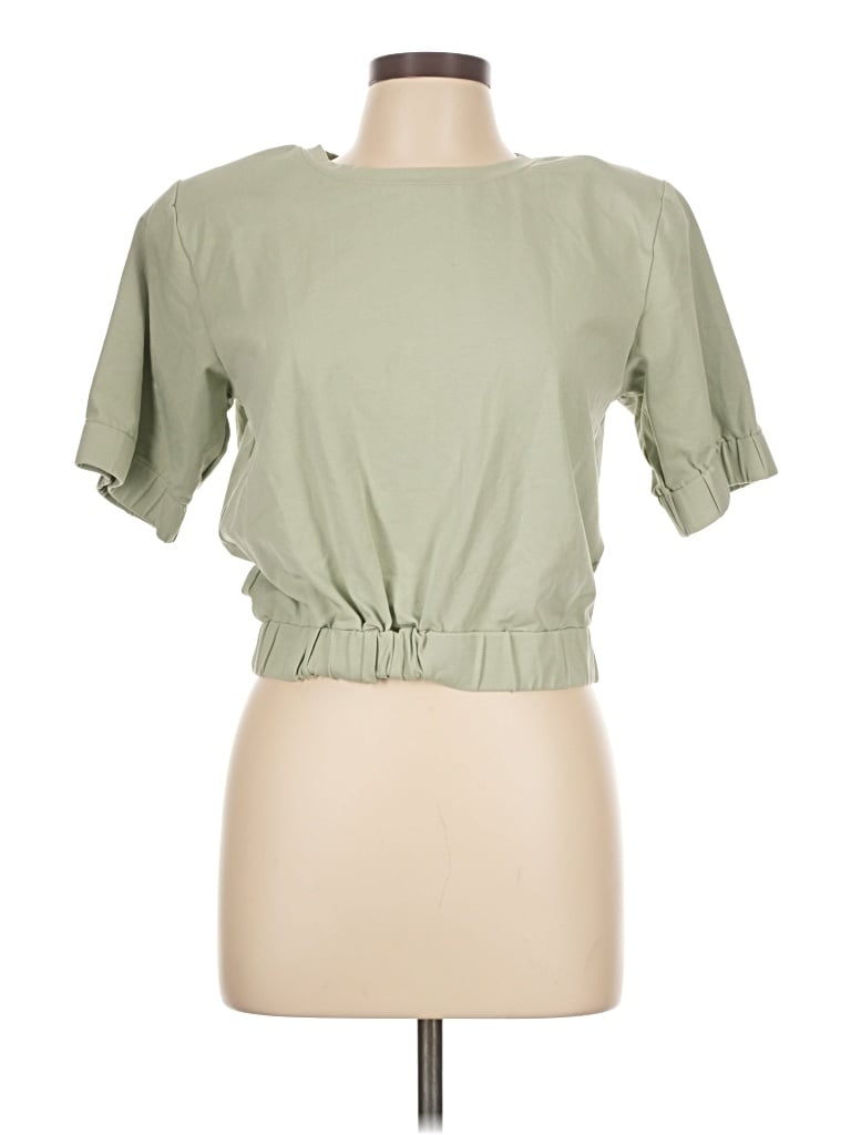 Pre-owned Terez Short Sleeve T-shirt In Green