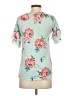Tickled Teal Green Short Sleeve Blouse Size S - photo 2
