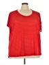 Northcrest Red Short Sleeve Top Size 4X - photo 1