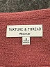 TeXTURE & THREAD Madewell 100% Cotton Burgundy Pullover Sweater Size M - photo 6