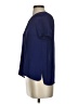 The Kooples 100% Silk Blue Short Sleeve Silk Top Size S - photo 5