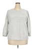 Ann Taylor LOFT 100% Cotton Silver Sweatshirt Size XXL - photo 1
