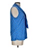 Adrienne Vittadini Blue Sleeveless Blouse Size L - photo 4