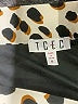TCEC 100% Polyester Animal Print Black Ivory Casual Skirt Size M - photo 4