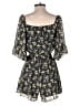 Plumberry 100% Polyester Floral Blue Romper Size XS - photo 2