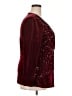 Unbranded Burgundy Long Sleeve Blouse Size 2X - photo 4
