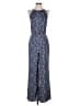 Forever 21 100% Polyester Paisley Blue Jumpsuit Size S - photo 1