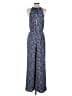 Forever 21 100% Polyester Paisley Blue Jumpsuit Size S - photo 2