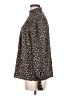 Unbranded 100% Polyester Floral Black Long Sleeve Blouse Size M - photo 5