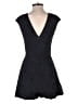 Zara Basic 100% Cotton Tweed Black Casual Dress Size S - photo 2