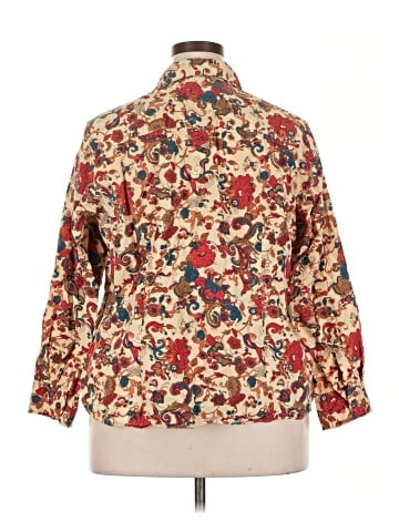 Charter Club 3/4 Sleeve Button-Down Shirt (view 2)