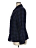 CAbi 100% Rayon Plaid Blue Long Sleeve Button-Down Shirt Size XL - photo 5