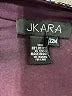 Jkara Burgundy Jacket Size 22W - photo 7