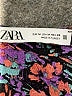 Zara Paisley Black Cocktail Dress Size M - photo 7