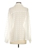 ASOS Design 100% Polyester Polka Dots Ivory Long Sleeve Blouse Size 4 - photo 2