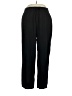 Messini 100% Polyester Solid Black Casual Pants Size 1X - photo 1
