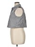 Theory 100% Cotton Stripes Gray Blue Sleeveless Button-Down Shirt Size XL - photo 5