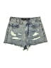 Denim Co 100% Baumwolle Blue Denim Shorts Size 6 - photo 1