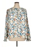 Joie 100% Polyester Ivory Long Sleeve Blouse Size XL - photo 1