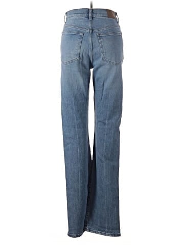Madewell The Tall '90s Straight Jean in Rondell Wash: Crease Edition (view 2)