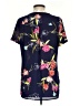 Apt. 9 100% Polyester Floral Blue Short Sleeve Blouse Size S - photo 2