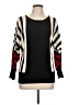 Carol Rose Stripes Black Pullover Sweater Size L - photo 1