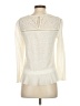 Rebecca Taylor Ivory Long Sleeve Top Size S - photo 2