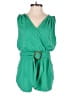 BB Dakota by Steve Madden Solid Green Romper Size M - photo 1