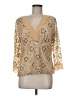 Studio 1940 Gold 3/4 Sleeve Blouse Size M (estimated) - photo 1