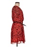 Freebird Animal Print Red Cocktail Dress Size M - photo 4