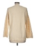 Chico's Chevron-herringbone Ivory Pullover Sweater Size Med (1) - photo 2