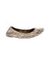 Tory Burch Metallic Gold Tan Flats Size 6 - photo 1