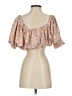 Zara Pink Short Sleeve Blouse Size S - photo 2