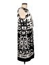 Donna Morgan Graphic Black Cocktail Dress Size 12 - photo 4