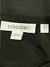 Chico's Solid Black Casual Dress Size Sm (0) - photo 7